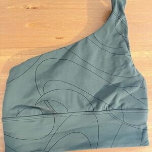 lululemon athletica One-Shoulder Sports Bra in Green